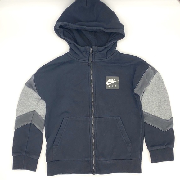 NIKE AIR FLEECE FULL-ZIP HOODIE BOYS S - Picture 1 of 7